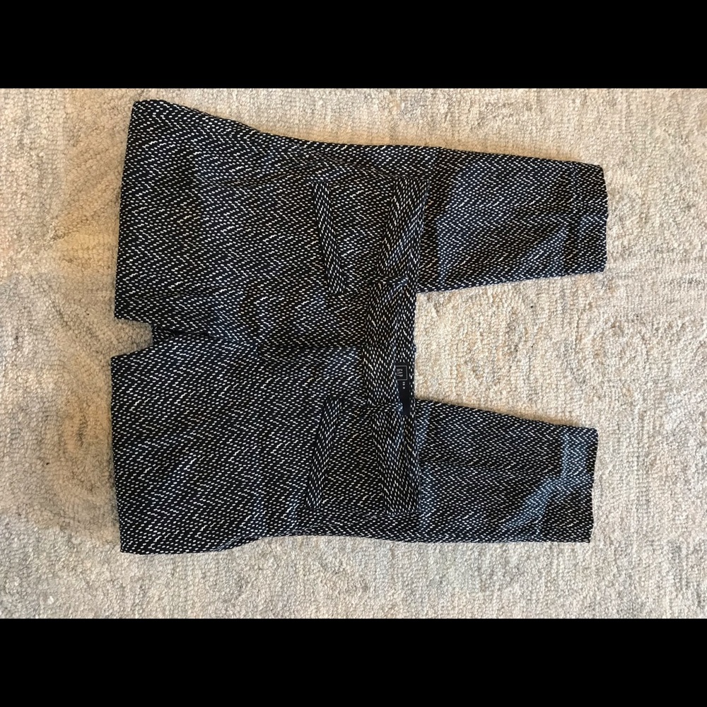 Gap black and white dress pants